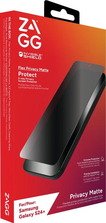 Actual product image Zagg InvisibleShield Flex Privacy Matte B Samsung Galaxy S24+ Screen INTL (1 Piece, Samsung Galaxy S21)