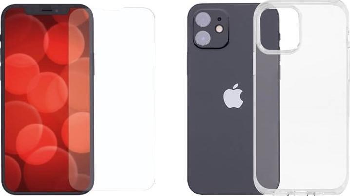 Productafbeelding Displex Real Glass, 2D Panzerglas + Handyhülle (1 Stuk, Apple iPhone 14)