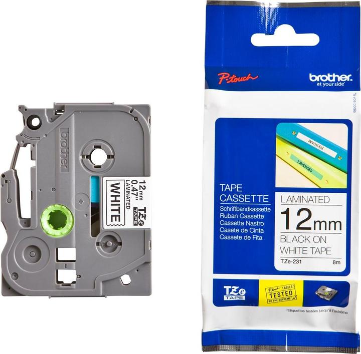 Produktbild Brother TZE231CIV (1.20 cm, Weiss, Schwarz)