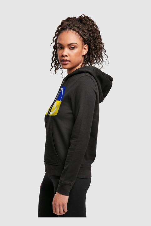 Actual product image Merchcode Ladies Peace - Flag Peace Basic Hoody - 161635 (M)