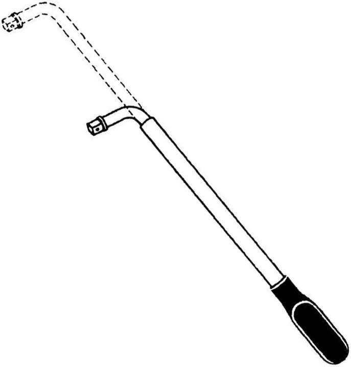 Produktbild HAZET Ausziehbarer Radmuttern-Schlüssel 772 ∙ Vierkant 12,5 mm (1/2 Zoll) ∙ 535 mm