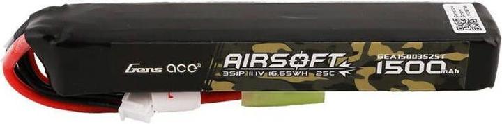 Image du produit Gens Ace 25C 1500mAh 3S1P 11.1V Airsoft Gun Lipo Battery with mini Tamiya Plug (11.10 V, 1500 mAh)