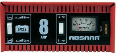 Produktbild Absaar BatterieLadegerät (6V, 12V, 8 A)