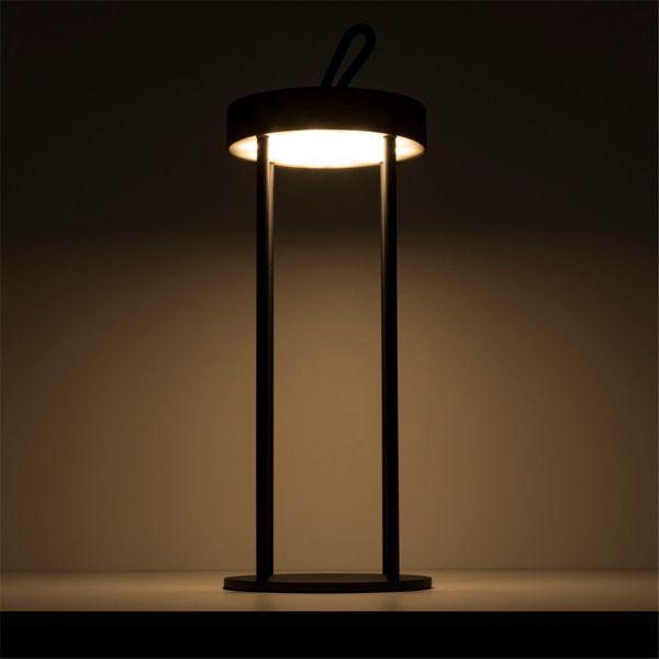 Actual product image Century LED table lamp ATHENA black 3W 3000K Dimm. IP54 Colo (140 lm)