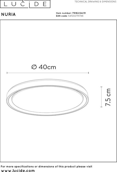 Actual product image Lucide Nuria (1920 lm)