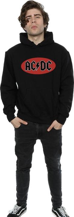 Actual product image AC/DC Mens Red Circle Logo Hoodie (XXL)