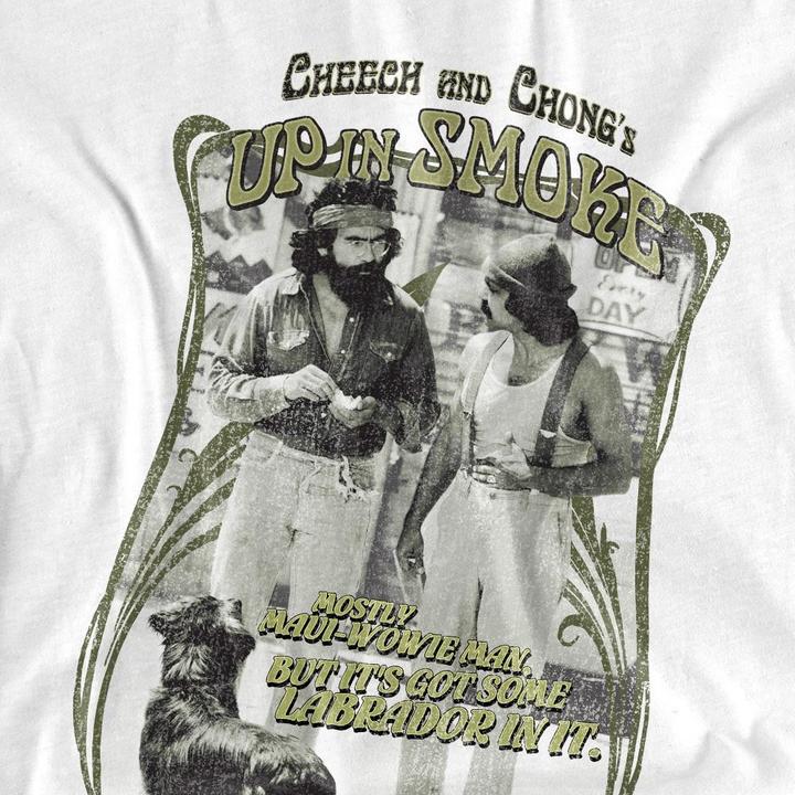 Immagine prodotto Cheech & Chong Up In Smoke Maglietta Labrador Uomo (S)