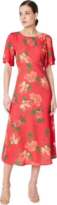 Dorothy Perkins Midikleid Hinten geknotet FlatterÄrmel