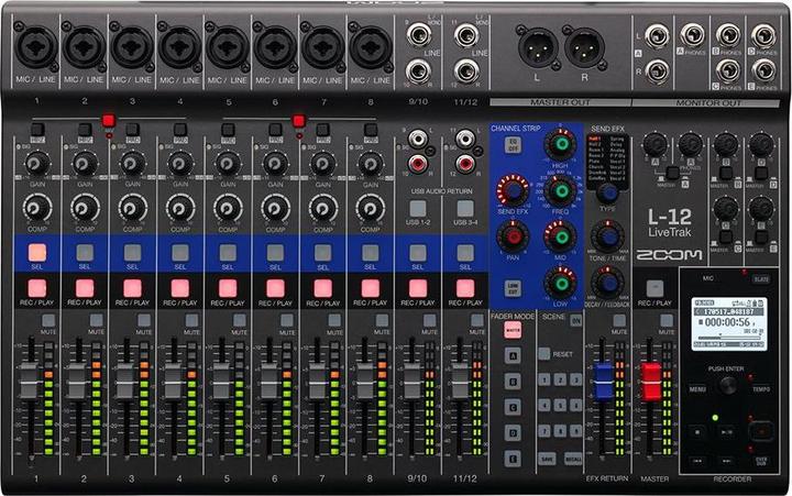 Immagine prodotto Zoom LiveTrak L-12 (Mixer da studio e live)