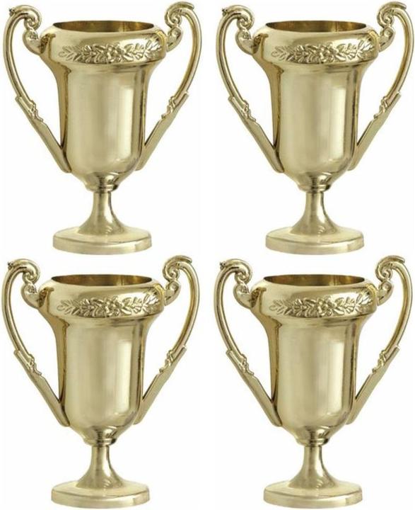 Image du produit Unique Mini-Trophées d'or (4pcs)