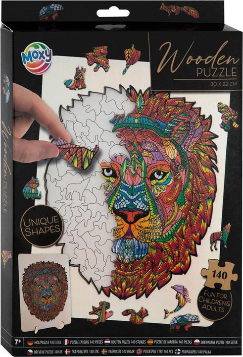 Produktbild Grafix Holzpuzzle Löwe 140 Teile FSC (140 Teile)