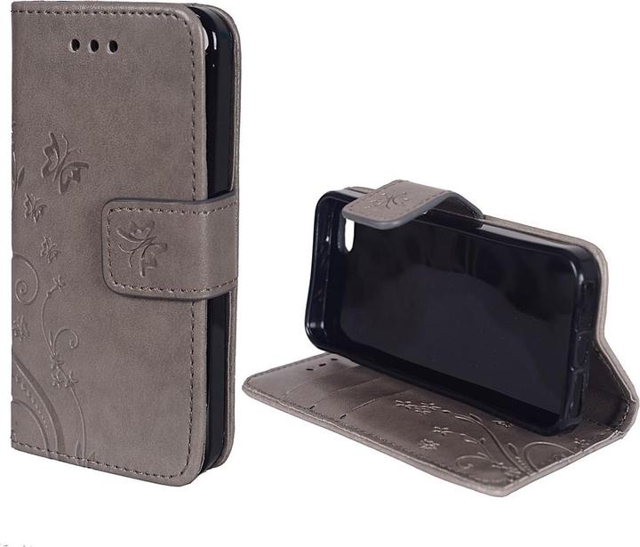 Produktbild König Design Schutz Handy Hülle für Apple iPhone 5 / 5s / SE Case Cover Tasche Wallet Etui (Apple iPhone 5)