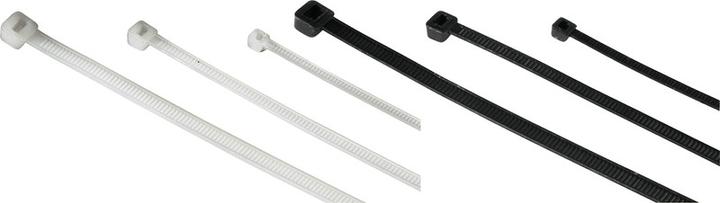 Image du produit Hama Jeu de colliers de serrage, 2,5 x 100/150/200 mm, noir, 150 pièces (Serre-câbles en plastique, 200 mm, 150 pcs)