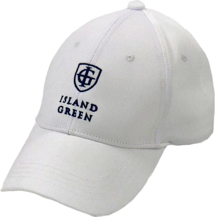 Actual product image Island Green Mens Logo Curved Peak Golf Hat (One size)