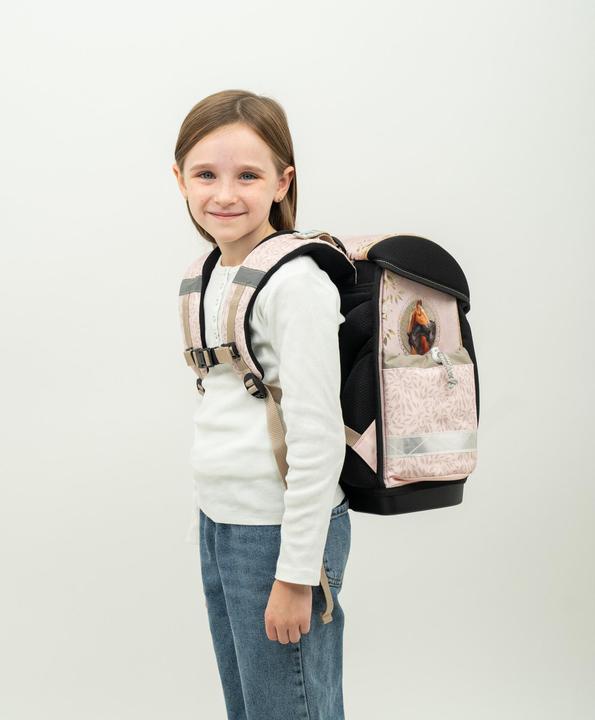 Produktbild Belmil CLASSY Schulrucksack-Set Horse Chestnut (19 l)
