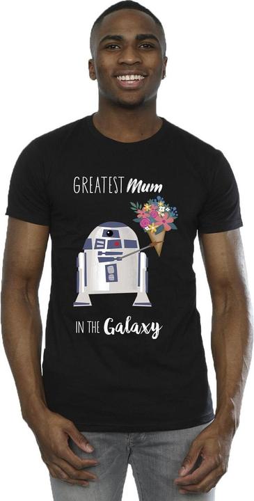 Actual product image Star Wars Mens R2D2 Greatest Mum T-Shirt (XXL)