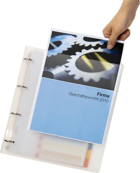 Actual product image Kolma Show book Vario A4 XL 4 rings filling height 3 cm colourless (A4, 41 mm, 1 Piece)