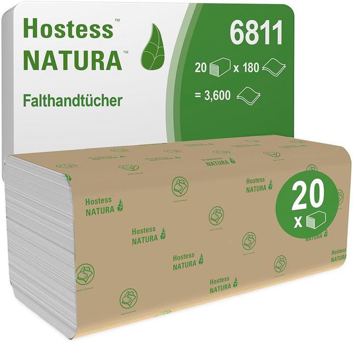 Actual product image Kimberly-Clark Kimberly Clark Hostess™ Natura™ paper towels, zig-zag folding, 2-ply, 20 x 180 sheets, rec... (3600 x)