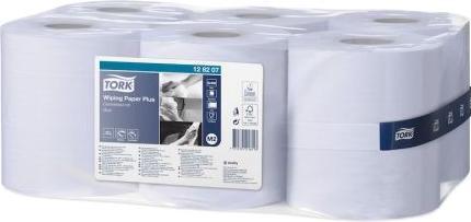 Produktbild Tork Wiping Paper Centre Roll Blue 6x157 (450 x)