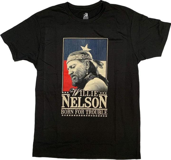 Produktbild Willie Nelson Born For Trouble TShirt (S)