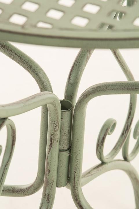 Actual product image Swisshandel24 Amanda table, antique green (70 cm)