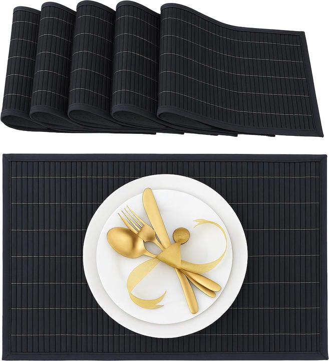 Image du produit Relaxdays Sets de table 6pcs. (6 pcs, 45 x 30 x 0.3 cm)