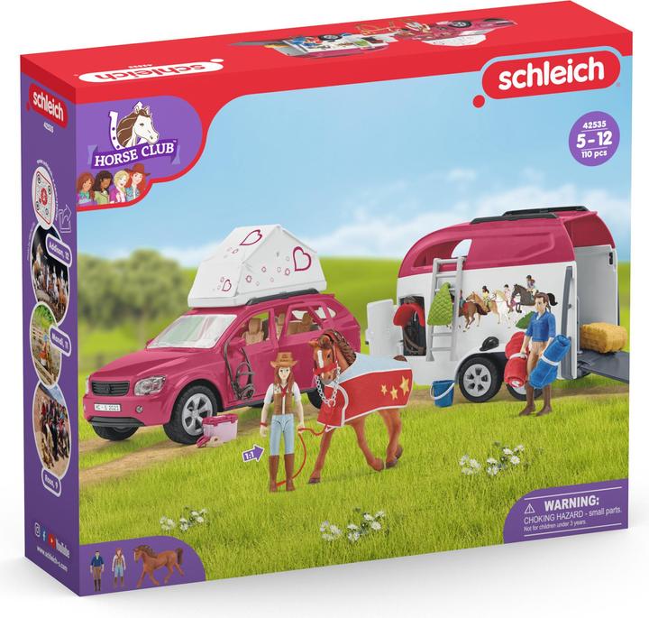 Immagine prodotto Schleich Avventura con auto e rimorchio per cavalli
