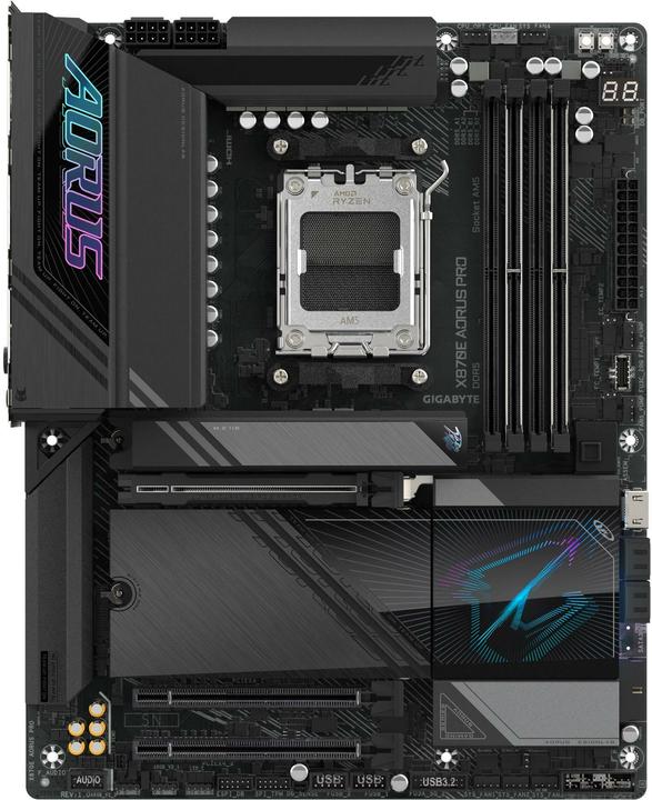 Immagine prodotto Gigabyte X870E AORUS PRO (X870,AM5,ATX,DDR5) (AM5, AMD X870E, ATX)