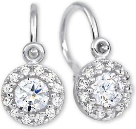 Brilio ChildrenÂ's white gold earrings with crystals 239 001 00711 07