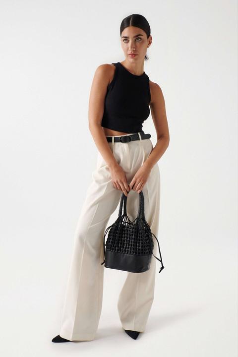 Actual product image Salsa Jeans Plain Wide Leg Pants (L)