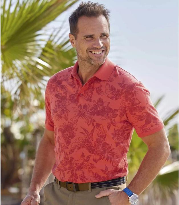 Actual product image Atlas For Men Maglietta Polo Stampato Uomo (5XL)