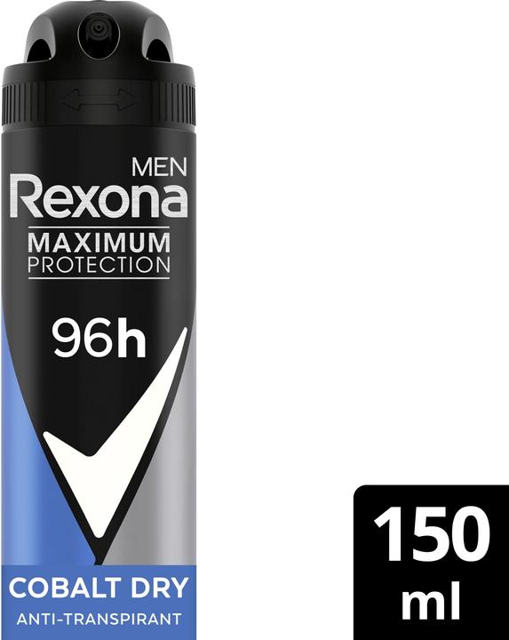 Image du produit Rexona Déodorant Spray Maximum Protection Cobalt Dry 150 ml (Spray, 150 ml)
