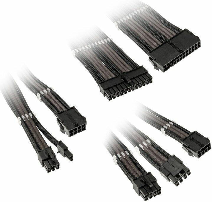 Produktbild Kolink Core Adept Braided Cable Extension Kit - Black/Gunmetal