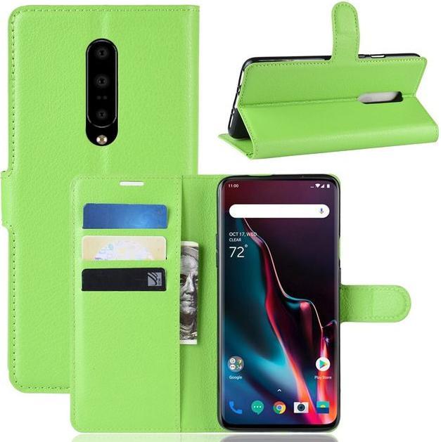 Actual product image MU Classic Litchi Leather Bookcover Series (OnePlus 7 Pro)
