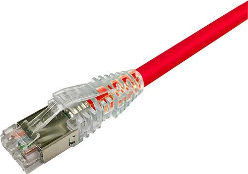 Produktbild Commscope NETCONNECT Patchkabel kat 6A S/FTP PiMF, laengde: 1,75 m farve: rød med LSZH kappe