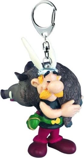 Image du produit Plastoy Astérix : Astérix Holding a Boar 12 cm Keychain