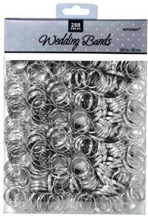 Produktbild Amscan Silberfarben Tischdekoration Wedding Vows 288erPack