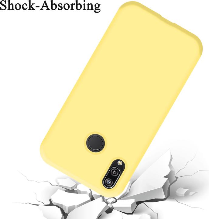 Actual product image Cadorabo TPU Liquid Silicone Case Cover (Huawei Nova 3E, Huawei P20 Lite)