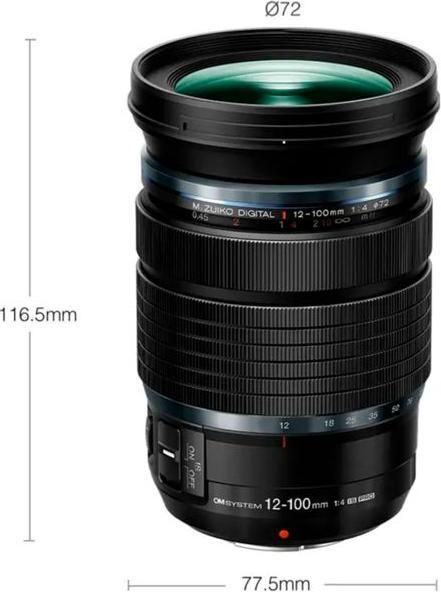 Immagine prodotto Olympus Sistema OM m.Zuiko PRO 12-100 mm F1:4.0 IS (Micro Four Thirds, Micro Four Thirds)