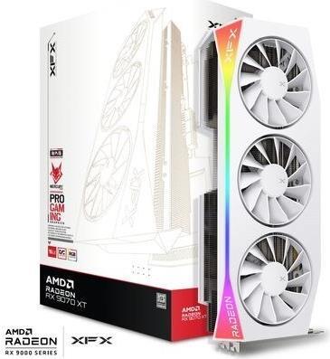 Immagine prodotto XFX Mercury AMD Radeon RX 9070XT OC White Gaming Edition with RGB (16 GB)