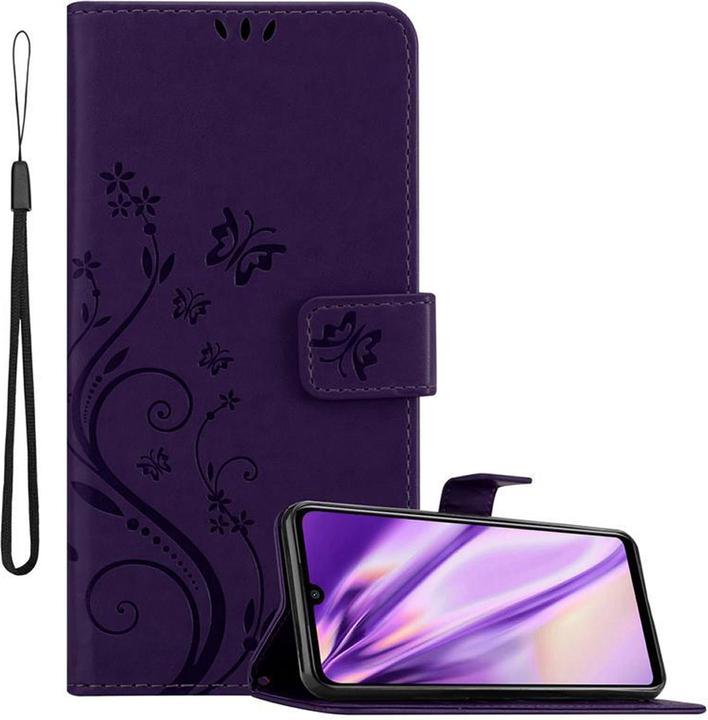 Floral dark purple