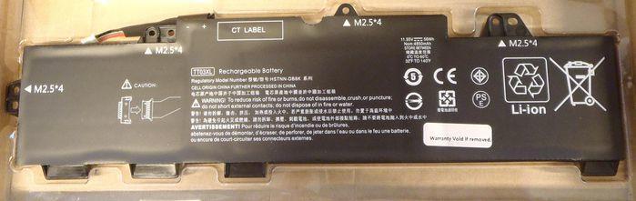 Actual product image CoreParts MBXHP-BA0222 Notebook spare part battery (3 Cells, 4400 mAh)