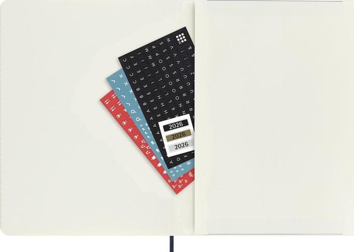 Produktbild Moleskine WONK 2026 XL SC Saphir (19 x 25 cm, Englisch)