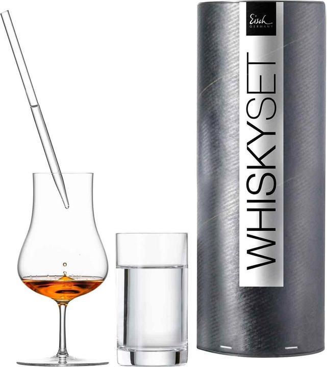 Produktbild Eisch Unity Malt Whiskey-Set inkl. Pipette und Wasserglas (2.30 dl, 3 x, Whiskygläser)