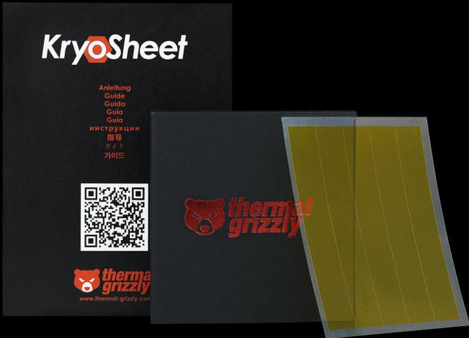 Actual product image Thermal Grizzly KryoSheet 44x37 mm (0.20 mm)