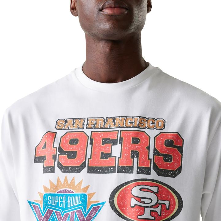 Immagine prodotto New Era NFL Shirt - SUPERBOWL San Francisco 49ers weiss - L (L)