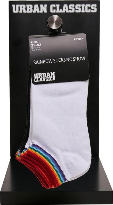Produktbild Urban Classics Rainbow Socks No Show 4-Pack (4er Pack, 39 - 42)