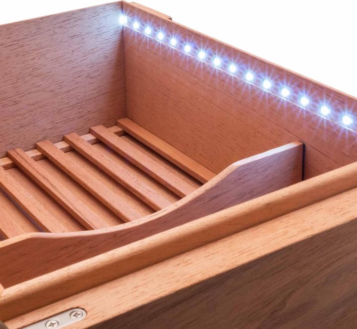 Image du produit Xikar Humidor haute performance noir avec barre de LED (75)