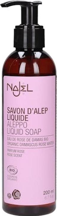 Image du produit Najel Savon Alep liquide à la rose (Savon liquide, 200 ml)