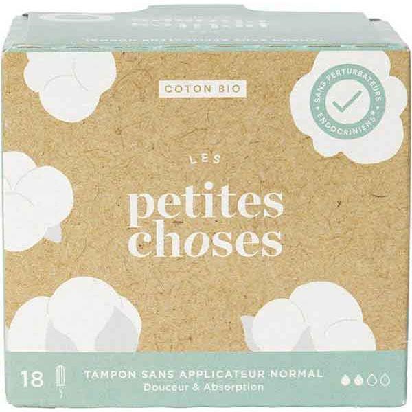 Image du produit Les Petites Choses tampons normal bio (18 x, Normal)